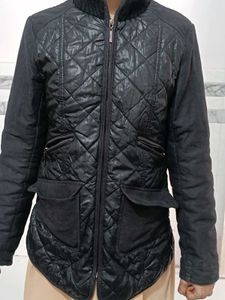 Black Jacket With High Neck✨