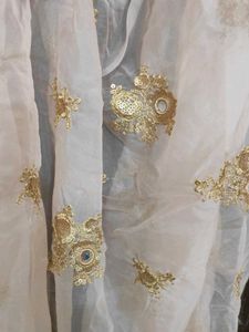 Purple Embroidered Kurta salwar and dupatta