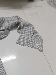 Men's Geometric Print Button-Up Shirt