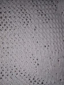 White Crochet Knit Crop Top