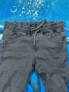 Grey Jogger Style Jeans