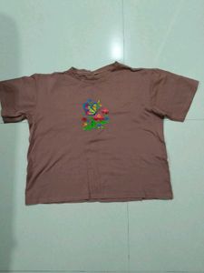 Embroidered Butterfly T-Shirt