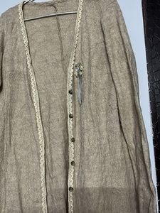 Lace Trim Cardigan