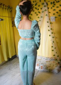 Sparkly Blue Co-ord Set