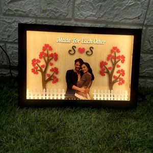 Personalized Photo Frame with Lights