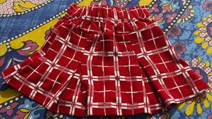 Red Plaid Skirt