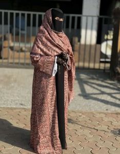 PREMIUM PASHMINA Printed Abaya