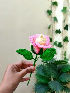 Crochet Rose Flower Handmade