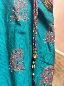 Beautiful Teal Kurta with Embellishments