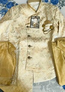 Premium Wedding Sherwani Set 🔥 Full Outfit ✅