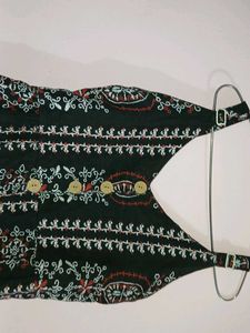 Boho Printed Strappy Maxi Dress
