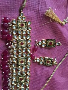 Kundan Choker Necklace Set
