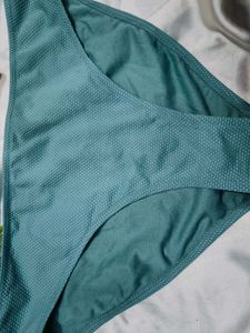 🇳🇿💫🎀Teal Textured Bikini Bottom