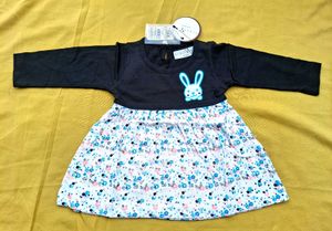 Cute Bunny Floral Dress