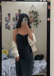 Striped Midi Dress