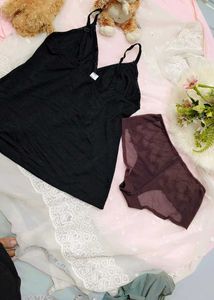 Women's Floral Cami Top with brief 👍