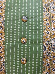 Elegant Printed Kurta Set with Dupatta(unstitched)