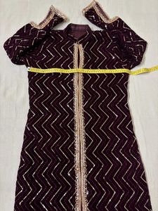 🆕Velvet Kurta Set with Dupatta