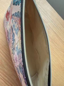 Floral Print Cosmetic Bag