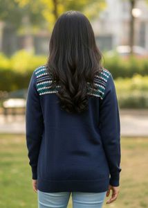 Imported Navy Blue Cardigan