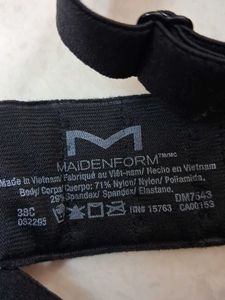 38C Maidenform black Bra