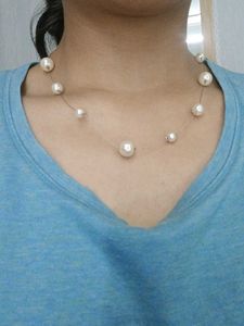 vintage Pearl Beaded Necklace