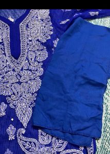 Chikankari Kurti With Inner