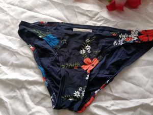 Floral Print Navy Briefs