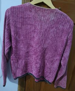 Cozy Pink Cardigan
