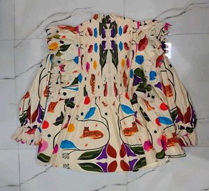 Drawn – Jungle Reverie Ruffle Big Little Dress