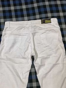 Girl's White Jens