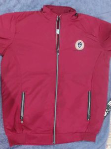 Men's Red Casual Jacket