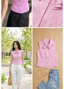 Chic Pink  Sleeveless Top