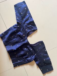Elegant Navy Blue Blouse