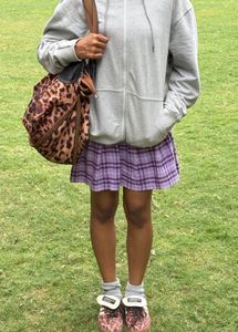 Cute Plaid Mini Skirt