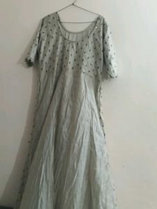 new pretty gown with dupatta