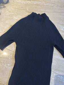 Ribbed Mock Neck Top
