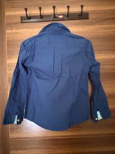Men's Classic Blue Long Sleeve Shirt
