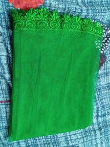 Green Lace Trim Fabric by 1 get one free