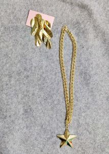 Gold Hammered Statement Earrings