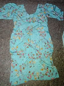 Floral Print  silk suit