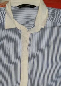 Zara Basic Striped Shirt