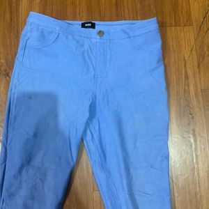 Blue High Waisted Skinny Pants