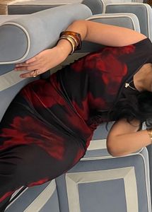 Sheer Floral Maxi Dress