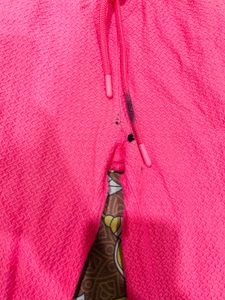 purchased from shoppers stop Pink Textured Kurta S