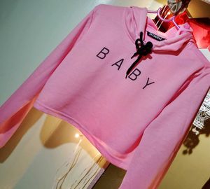 🩷 New Baby Pink Cropped Hoodie