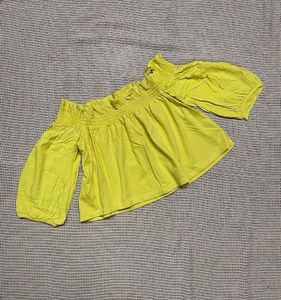 Zara Chic Off-Shoulder Top