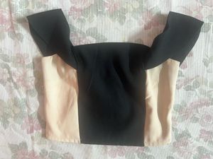 Chic Colorblock Crop Top