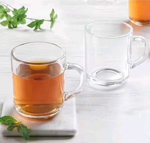 Set of 2 Glass Mugs