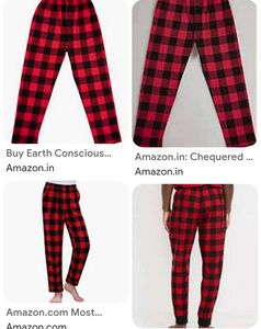 Cozy Red Buffalo Plaid Pajama Pants
